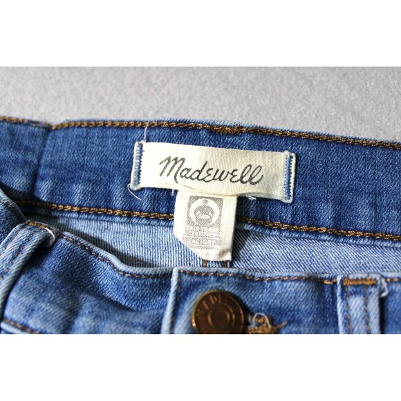 MADEWELL Cali Denim Bootcut Jean Size 28  92% Cotton Light wash Timeless Casual - Picture 6 of 10